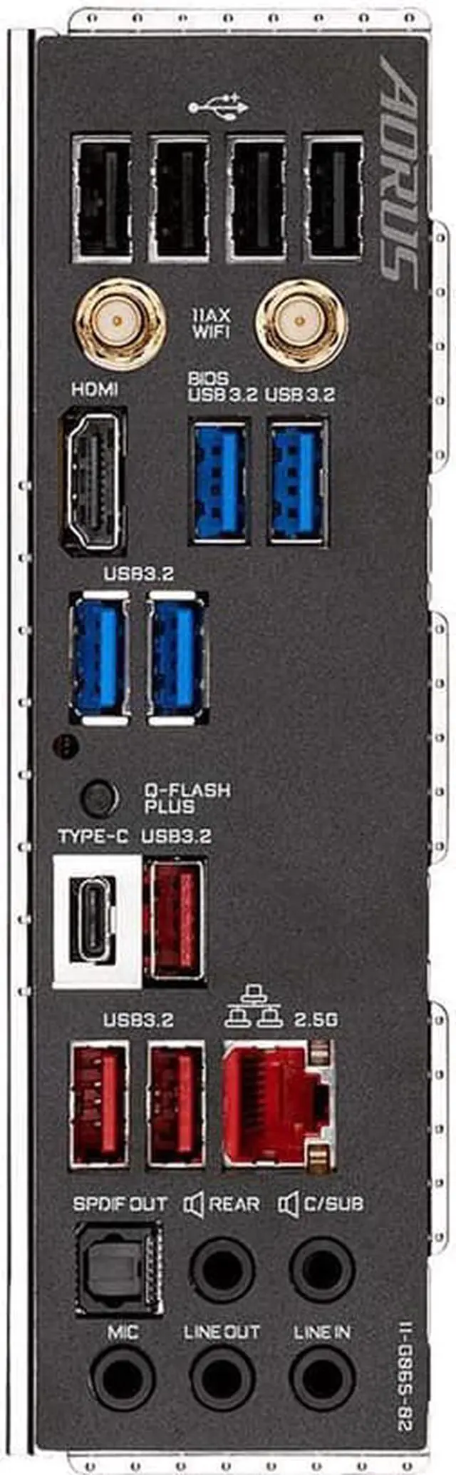 Alt view image 6 of 6 - GIGABYTE X570S AORUS ELITE AX AMD Ryzen 3000 PCIe 4.0 SATA 6Gb/s USB 3.2 AMD X570S ATX Motherboard