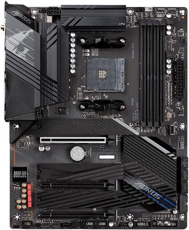 Alt view image 2 of 6 - GIGABYTE X570S AORUS ELITE AX AMD Ryzen 3000 PCIe 4.0 SATA 6Gb/s USB 3.2 AMD X570S ATX Motherboard