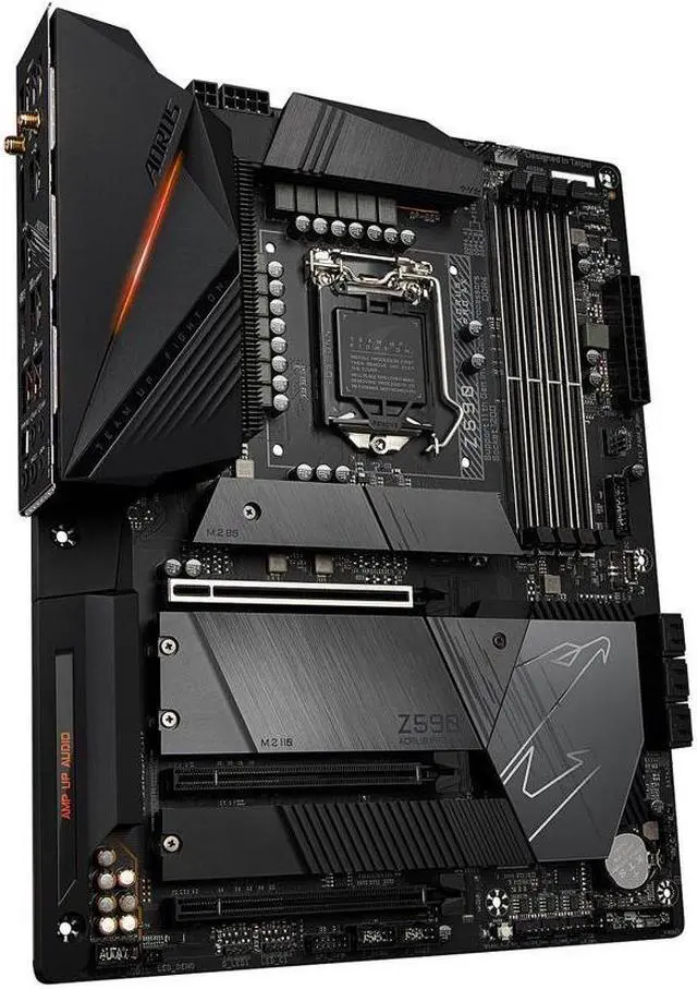 Alt view image 4 of 5 - GIGABYTE Z590 AORUS PRO AX LGA 1200 Intel Z590 ATX Motherboard with 4 x M.2, PCIe 4.0, USB 3.2 Gen2X2 Type-C, Intel WIFI 6, 2.5GbE LAN