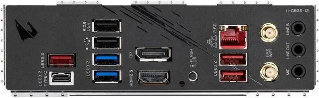 Alt view image 6 of 6 - GIGABYTE Z590I AORUS ULTRA LGA 1200 Intel Z590 Mini-ITX Motherboard with Dual M.2, PCIe 4.0, USB 3.2 Gen2X2 Type-C, Intel WIFI 6, Intel i225V 2.5GbE