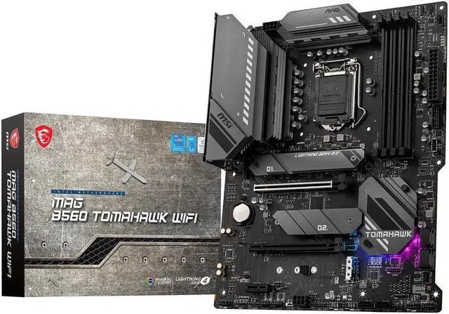 Main image of MSI MAG B560 TOMAHAWK WIFI LGA 1200 Intel B560 SATA 6Gb/s ATX Intel Motherboard