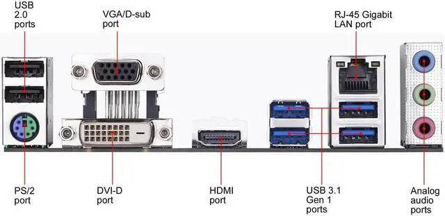 Alt view image 6 of 10 - GIGABYTE B365M DS3H LGA 1151 (300 Series) Intel B365 SATA 6Gb/s Micro ATX Intel Motherboard