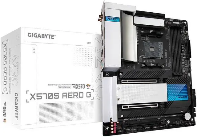 グラフィックボード・グラボ・ビデオカード X570S AERO G + Ryzen9 5900X Refurbished: GIGABYTE X570S AERO G AM4 AMD X570 SATA 6Gb/s ATX AMD