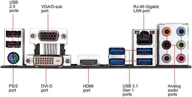 Alt view image 6 of 6 - GIGABYTE B365 HD3 LGA 1151 Intel B365 SATA USB 3.1 ATX Motherboard