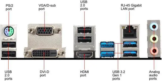 Alt view image 7 of 9 - MSI PRO B450M PRO-VDH MAX AM4 AMD B450 SATA 6Gb/s Micro ATX AMD Motherboard