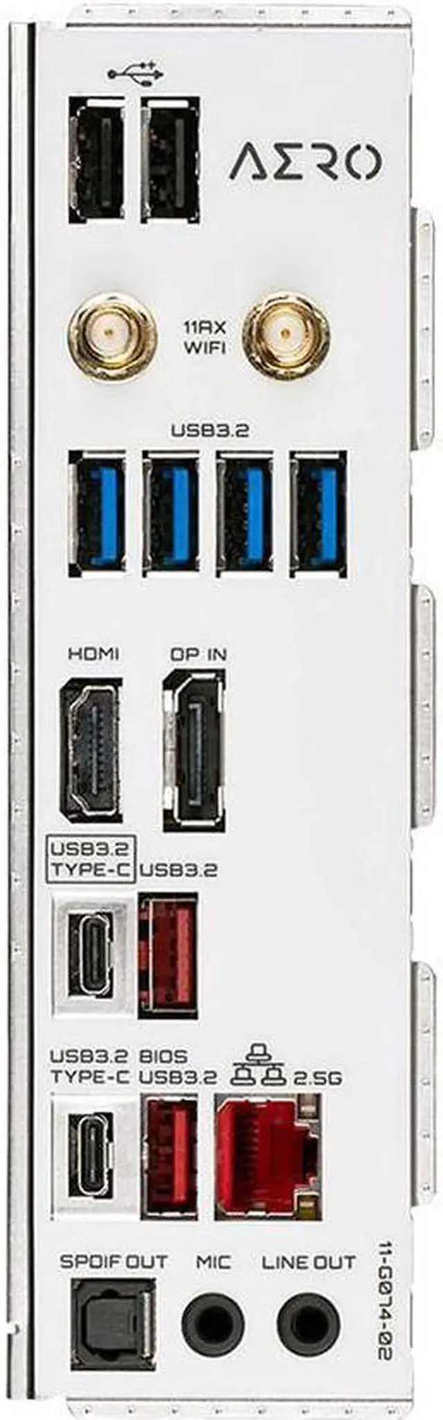 Alt view image 5 of 6 - GIGABYTE Z690 AERO G LGA 1700 Intel Z690 ATX Motherboard with DDR5, Quad M.2, PCIe 5.0, USB 3.2 Gen2X2 Type-C, WiFi 6, Intel 2.5 GbE LAN