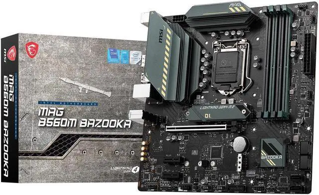 Refurbished: MSI MAG B560M BAZOOKA LGA 1200 Intel B560 SATA 6Gb/s