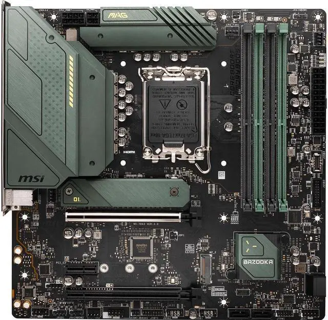 CPU MSI MAG B660M BAZOOKA DDR4 + 13600KF Amazon.com: MSI MAG B660M Bazooka DDR4 Motherboard (mATX