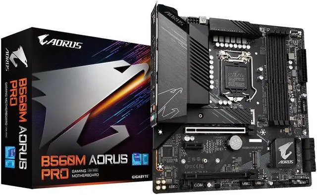 Main image of GIGABYTE B560M AORUS PRO LGA 1200 Micro ATX Intel Motherboard