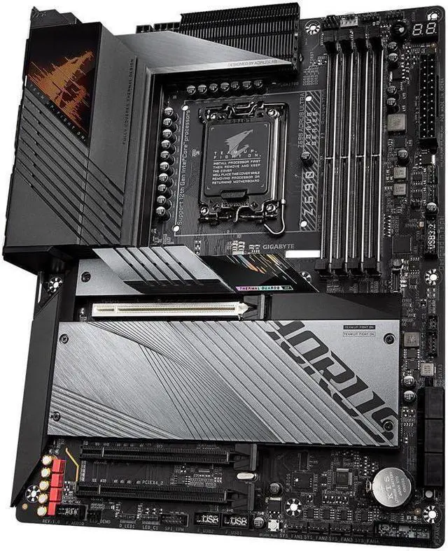 Alt view image 3 of 10 - GIGABYTE Z690 AORUS ULTRA LGA 1700 Intel Z690 ATX Motherboard with DDR5, Quad M.2, PCIe 5.0, USB 3.2 Gen2X2 Type-C, WiFi 6, 2.5GbE LAN