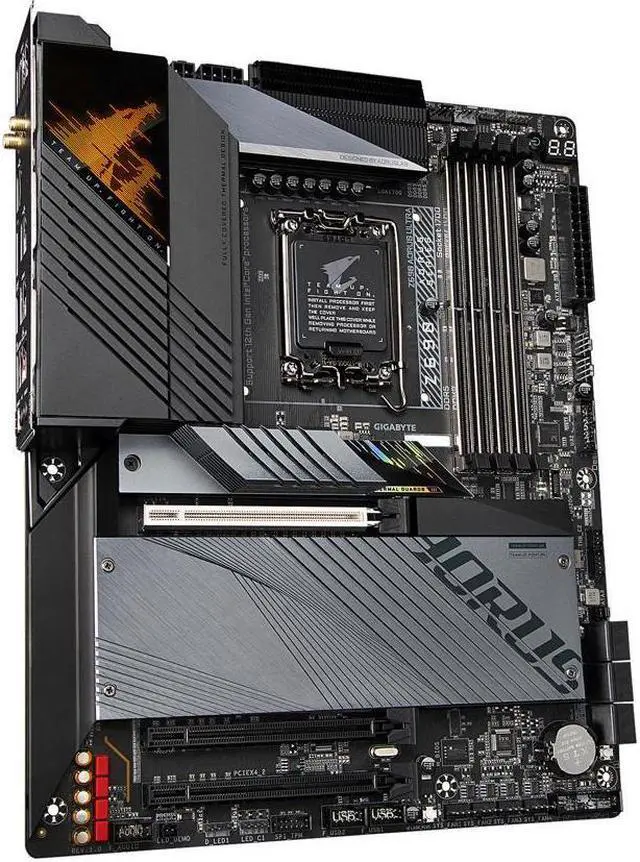 Alt view image 4 of 10 - GIGABYTE Z690 AORUS ULTRA LGA 1700 Intel Z690 ATX Motherboard with DDR5, Quad M.2, PCIe 5.0, USB 3.2 Gen2X2 Type-C, WiFi 6, 2.5GbE LAN