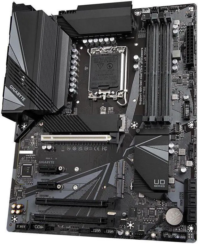 Alt view image 3 of 6 - GIGABYTE Z690 UD DDR4 LGA 1700 Intel Z690 ATX Motherboard with DDR4, Triple M.2, PCIe 5.0, USB 3.2 Gen2X2 Type-C, 2.5GbE LAN