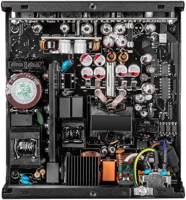 Alt view image 3 of 4 - MSI - MPG A850GF PCIE 5.0, 80 GOLD Full Modular Gaming PSU, Japanese Electrolytic capacitor, 850W ATX Power Supply
