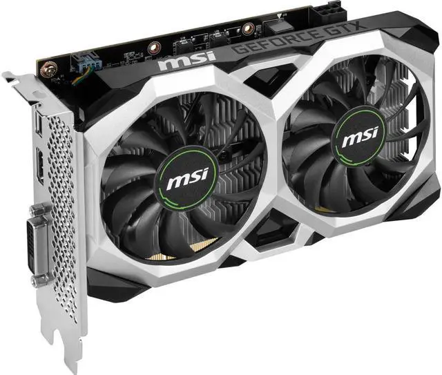 Alt view image 3 of 8 - MSI Ventus GeForce GTX 1650 4GB GDDR6 PCI Express 3.0 x16 ATX Video Card GTX 1650 D6 Ventus XS OCV3