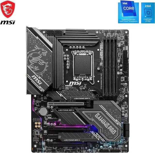 Alt view image 2 of 5 - MSI Z790 GAMING PRO WIFI LGA 1700 SATA 6Gb/s DDR5 ATX (280) Motherboards - Intel