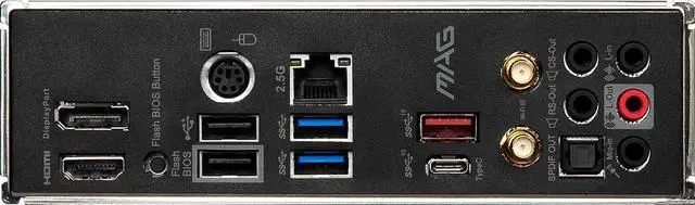 Alt view image 5 of 9 - MSI MAG B550M MORTAR MAX WIFI DDR4 AM4 AMD B550 SATA 6Gb/s Micro-ATX Wi-Fi 6E 2.5Gbps LAN  M.2 (Key-E)  Motherboards - AMD