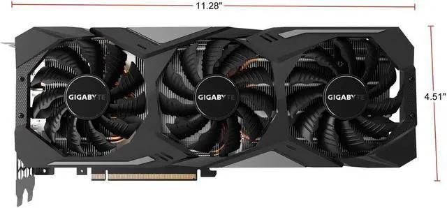 Alt view image 3 of 6 - GIGABYTE GeForce RTX 2080 Ti GAMING OC 11G Graphics Card, 3 x WINDFORCE Fans, 11GB 352-Bit GDDR6, GV-N208TGAMING OC-11GC Video Card