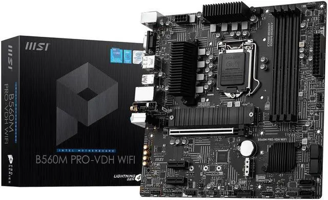 Refurbished: MSI B560M PRO-VDH WiFi (mATX, 11th/10th Gen Intel