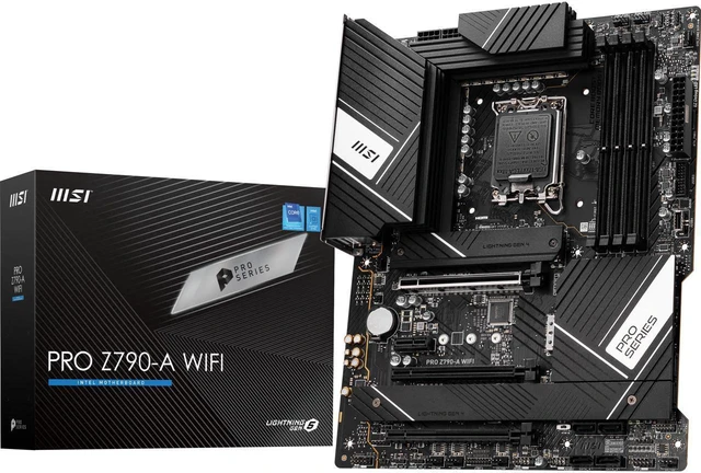 Main image of MSI PRO Z790-A WIFI LGA 1700 Intel Z790 SATA 6Gb/s DDR5 ATX Motherboard
