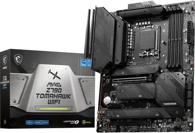 Main image of MSI MAG Z790 TOMAHAWK WIFI LGA 1700 Intel Z790 SATA 6Gb/s DDR5 ATX Motherboard