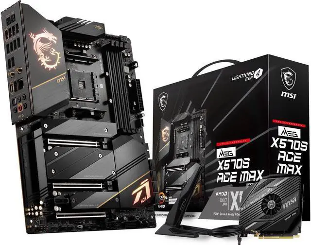 Main image of MSI MEG X570S ACE MAX AM4 AMD X570 SATA 6Gb/s USB 3.0 ATX AMD Motherboard