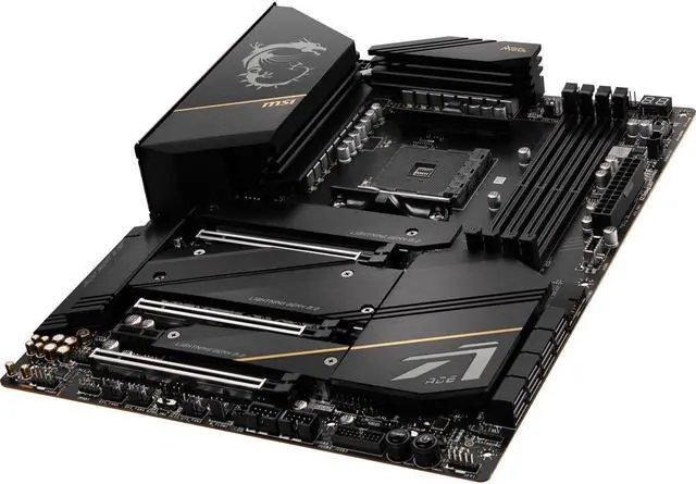 Alt view image 4 of 5 - MSI MEG X570S ACE MAX AM4 AMD X570 SATA 6Gb/s USB 3.0 ATX AMD Motherboard