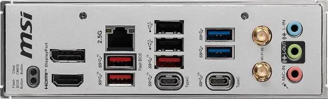 Alt view image 5 of 5 - MSI B650M PROJECT ZERO AM5 AMD B650 Ryzen 7000 SATA DDR5 PCI-E x16 slot 2x M.2 Wi-Fi 6E Bluetooth 6Gb/s mATX Back Connect Design Motherboard