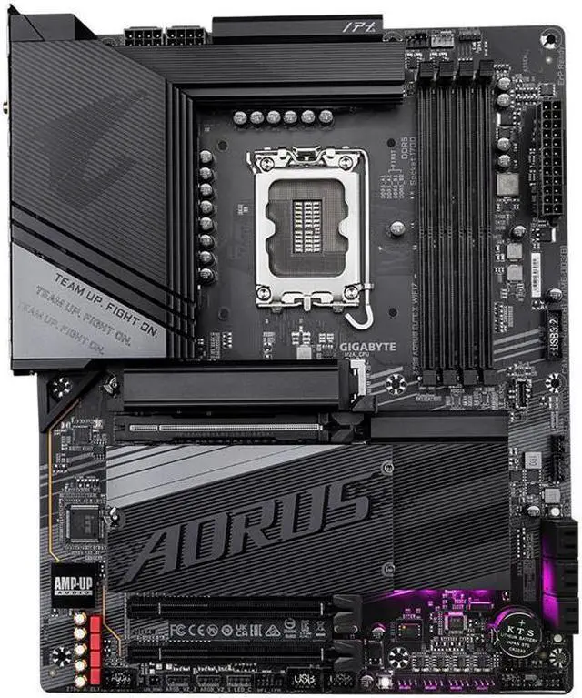 Alt view image 3 of 5 - GIGABYTE Z790 AORUS ELITE X WIFI7 LGA 1700(14th,13th,12th Gen) Intel Z790 X ATX Motherboard with DDR5, 4 M.2, PCIe 5.0, USB 3.2 Type-C, Wi-Fi 7, 2.5GbE LAN, Q-Flash Plus, EZ-Latch Plus