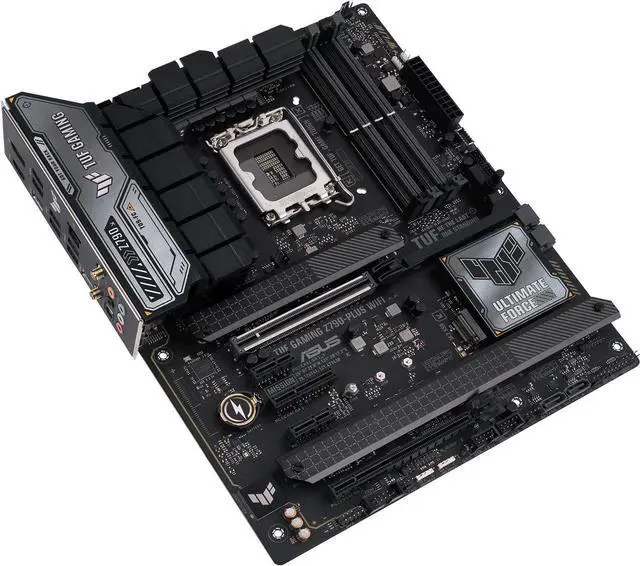 Alt view image 3 of 7 - ASUS TUF Gaming Z790-Plus WiFi  LGA 1700(Intel14th & 13th & 12th Gen) ATX gaming motherboard(PCIe 5.0, DDR5,4xM.2 Slots,16+1 DrMOS,WiFi 6,Intel 2.5Gb LAN,front USB 3.2 Gen 2 Type-C,Thunderbolt 4(USB4)