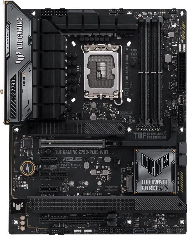 Alt view image 2 of 7 - ASUS TUF Gaming Z790-Plus WiFi  LGA 1700(Intel14th & 13th & 12th Gen) ATX gaming motherboard(PCIe 5.0, DDR5,4xM.2 Slots,16+1 DrMOS,WiFi 6,Intel 2.5Gb LAN,front USB 3.2 Gen 2 Type-C,Thunderbolt 4(USB4)