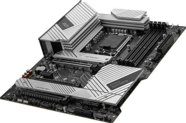 Alt view image 3 of 5 - MSI PRO Z790-A MAX WiFi ProSeries Motherboard (Supports 12th/13th/14th Gen Intel Processors, LGA 1700, DDR5, PCIe 5.0, M.2, SATA 6G, 2.5Gbps LAN, USB 3.2 Gen2, Wi-Fi 7, Bluetooth 5.4, ATX)