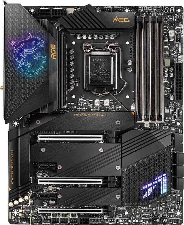 Refurbished: MSI MEG Z590 ACE LGA 1200 Intel Z590 SATA 6Gb/s ATX Intel ...