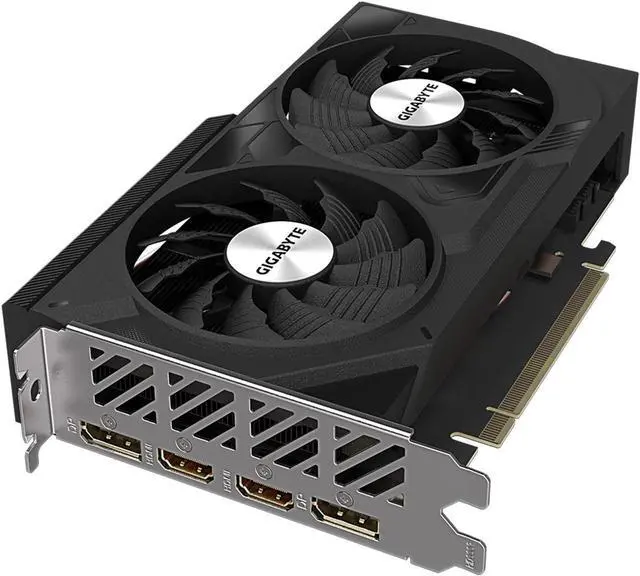 Alt view image 4 of 6 - GIGABYTE GeForce RTX 4060 WINDFORCE OC 8G Graphics Card, 2x WINDFORCE Fans, 8GB 128-bit GDDR6, GV-N4060WF2OC-8GD  Video Card