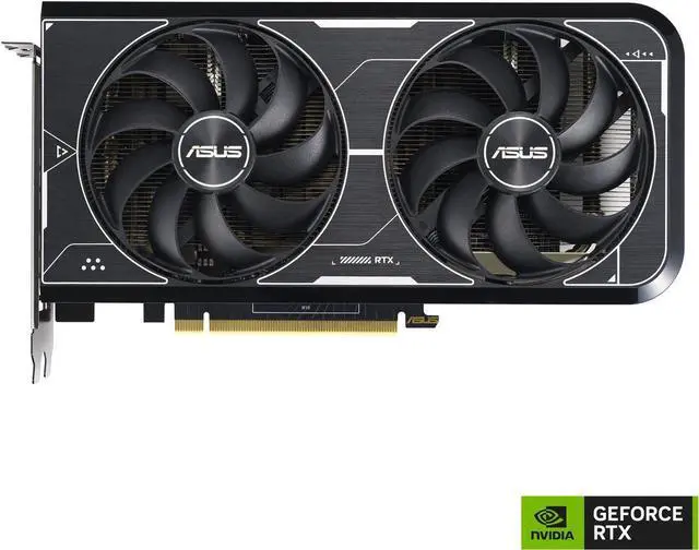 Alt view image 2 of 6 - ASUS Dual NVIDIA GeForce RTX 3060 Ti OC Edition Graphics Card (PCIe 4.0, 8GB GDDR6X memory, HDMI 2.1, DisplayPort 1.4a, 2-slot design, Axial-tech fan design, 0dB technology) DUAL-RTX3060TI-O8GD6X