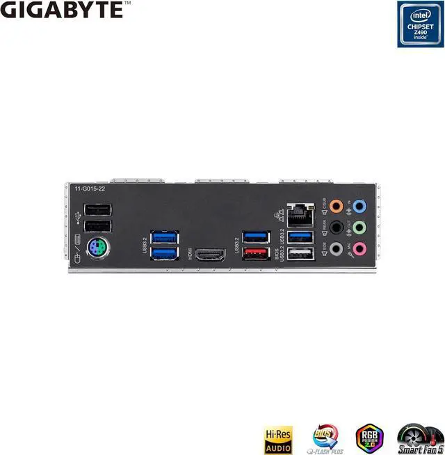 Alt view image 4 of 4 - GIGABYTE Z490 GAMING X LGA 1200 Intel Z490 SATA 6Gb/s ATX Intel Motherboard