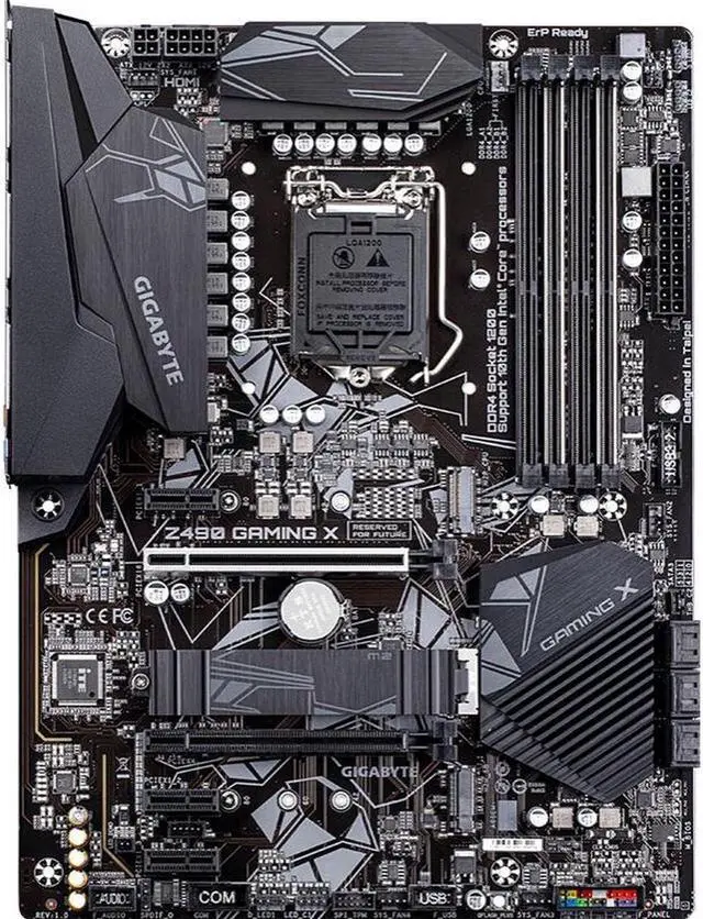 Alt view image 2 of 4 - GIGABYTE Z490 GAMING X LGA 1200 Intel Z490 SATA 6Gb/s ATX Intel Motherboard