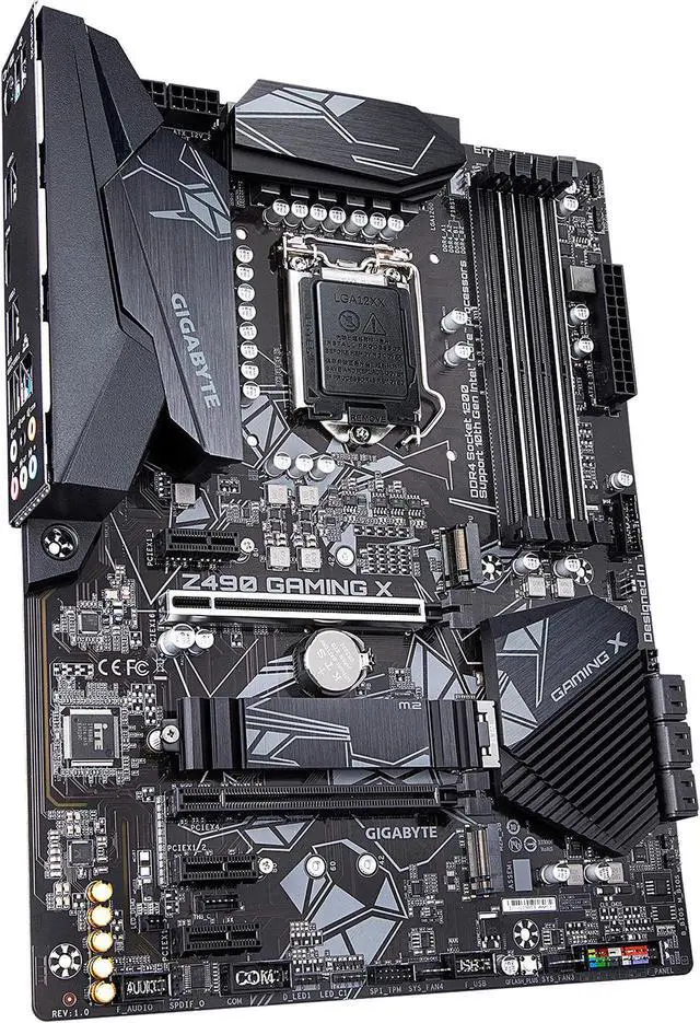 Alt view image 3 of 4 - GIGABYTE Z490 GAMING X LGA 1200 Intel Z490 SATA 6Gb/s ATX Intel Motherboard