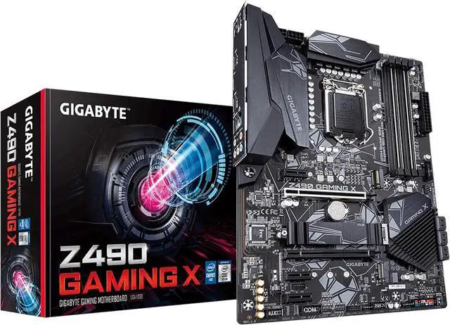 Main image of GIGABYTE Z490 GAMING X LGA 1200 Intel Z490 SATA 6Gb/s ATX Intel Motherboard