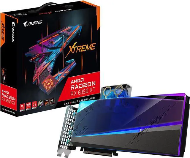 Main image of GIGABYTE AORUS Radeon RX 6950 XT 16GB GDDR6 PCI Express 4.0 ATX Video Card GV-R695XTAORUSX WB-16GD