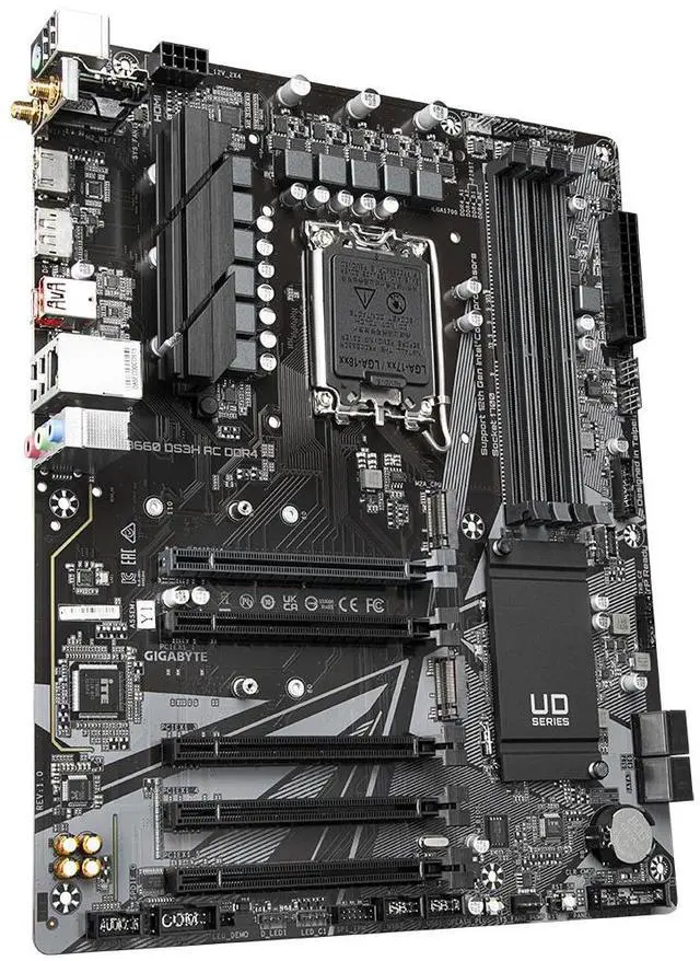 Alt view image 2 of 4 - GIGABYTE B660 DS3H AC DDR4 B660 Intel LGA 1700 ATX Motherboard with DDR4, Dual M.2, PCIe 4.0, USB 3.2 Gen2 Type-C, 2.5GbE LAN