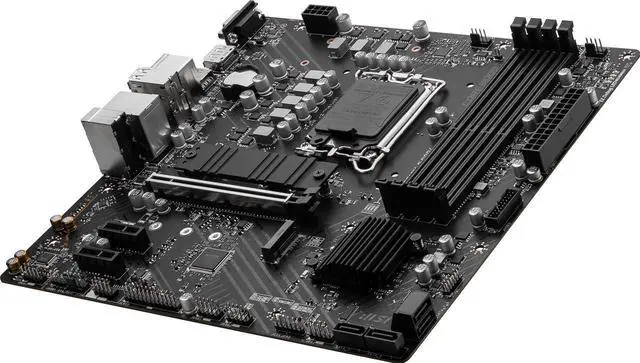 Alt view image 3 of 5 - MSI PRO B760M-P DDR4 LGA 1700 Intel B760 SATA 6Gb/s Micro ATX Motherboard
