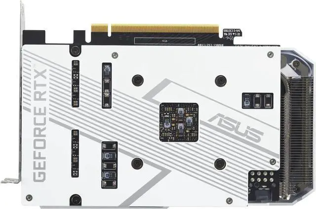 Alt view image 3 of 5 - ASUS Dual GeForce RTX 3060 White OC Edition 8GB GDDR6 (PCIe 4.0, 8GB GDDR6, HDMI 2.1, DisplayPort 1.4a) DUAL-RTX3060-O8G-WHITE