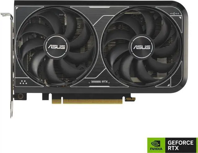 Alt view image 2 of 6 - ASUS Dual GeForce RTX 4060 Ti V2 OC Edition  (PCIe 4.0, 8GB GDDR6, DLSS 3, HDMI 2.1a, DisplayPort 1.4a, 2-slot design, Axial-tech fan design, 0dB technology) DUAL-RTX4060TI-O8G-V2