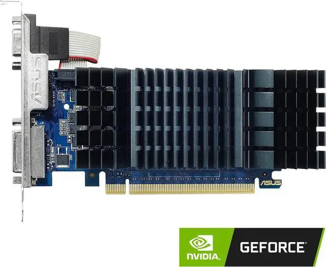Alt view image 2 of 4 - ASUS GeForce GT 730 2GB GDDR5 PCI Express 2.0 Low Profile Graphics Card GT730-SL-2GD5-BRK