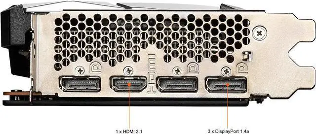 Alt view image 6 of 6 - MSI Mech Radeon RX 6650 XT 8GB GDDR6 PCI Express 4.0 Graphics Card RX 6650 XT MECH 2X 8G OC
