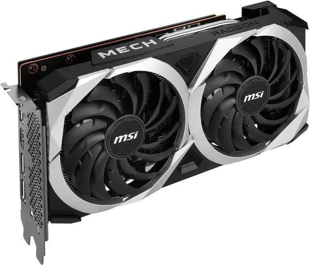 Alt view image 3 of 6 - MSI Mech Radeon RX 6650 XT 8GB GDDR6 PCI Express 4.0 Graphics Card RX 6650 XT MECH 2X 8G OC