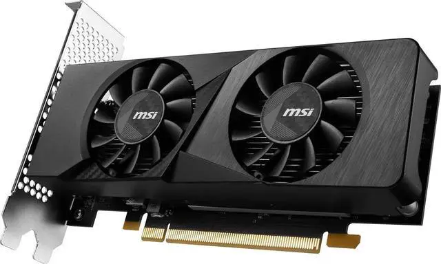 Alt view image 3 of 4 - MSI LP GeForce RTX 3050 6GB GDDR6 PCI Express 4.0 x8 ATX Graphics Card RTX 3050 LP 6G OC