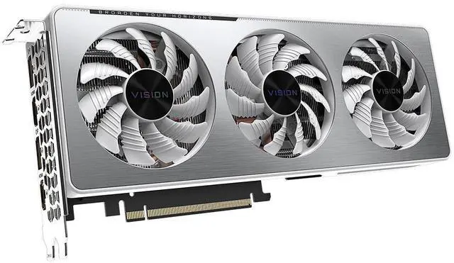 Alt view image 3 of 6 - GIGABYTE Vision GeForce RTX 3060 Ti 8GB GDDR6 PCI Express 4.0 ATX Video Card GV-N306TVISION-8GD