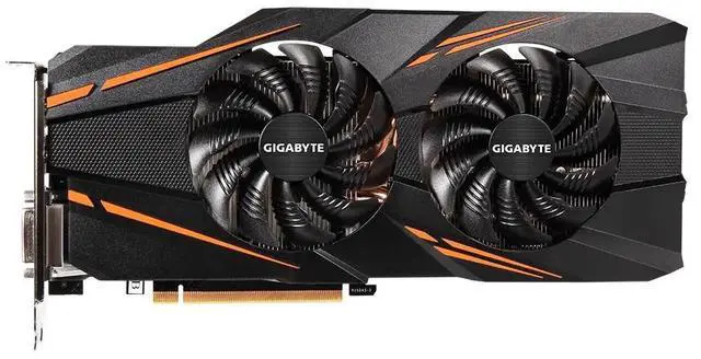 Alt view image 2 of 5 - Gigabyte GeForce GTX 1070 8GB WINDFORCE Graphic Card (GV-N1070WF2-8GD)