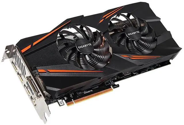 Alt view image 3 of 5 - Gigabyte GeForce GTX 1070 8GB WINDFORCE Graphic Card (GV-N1070WF2-8GD)